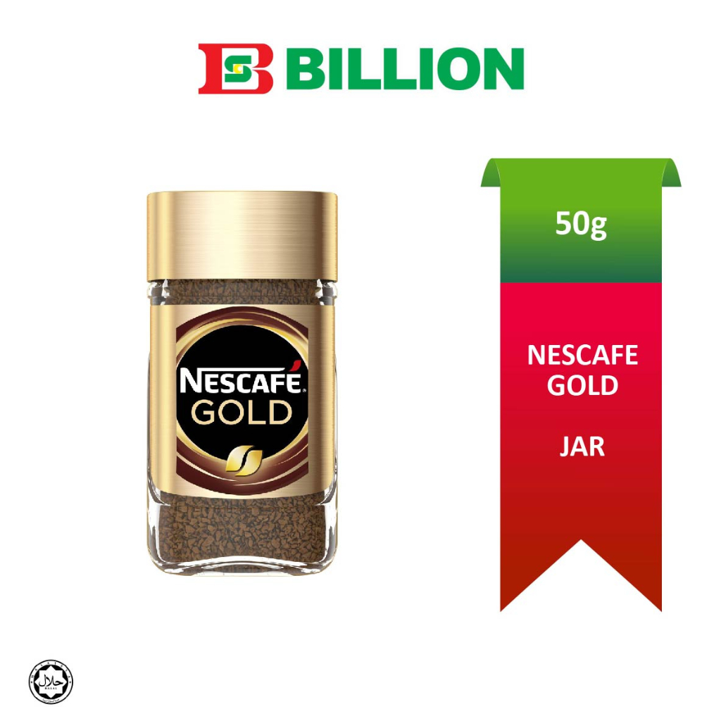 NESCAFE Gold Freeze Dried Instant Coffee Jar - 50g | Shopee Malaysia