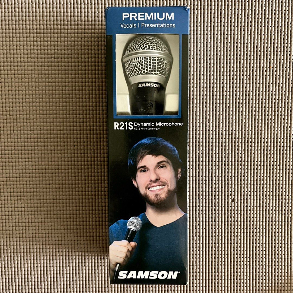 Original Samson R21S Dynamic Microphone with XLR To 1/4 Mic Cable and ...