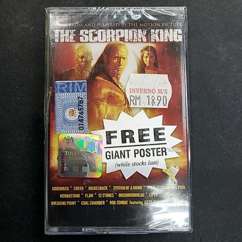 The Scorpion King - Original Soundtrack (Cassette) | Shopee Malaysia