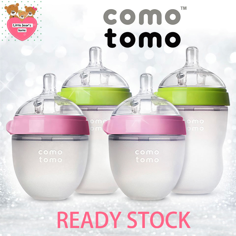 Original Comotomo Feeding Bottle Botol Susu Comotomo Natural Feeding