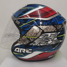 ARC RITZ AR4 Topi Keledar Helmet (Biru) | Shopee Malaysia