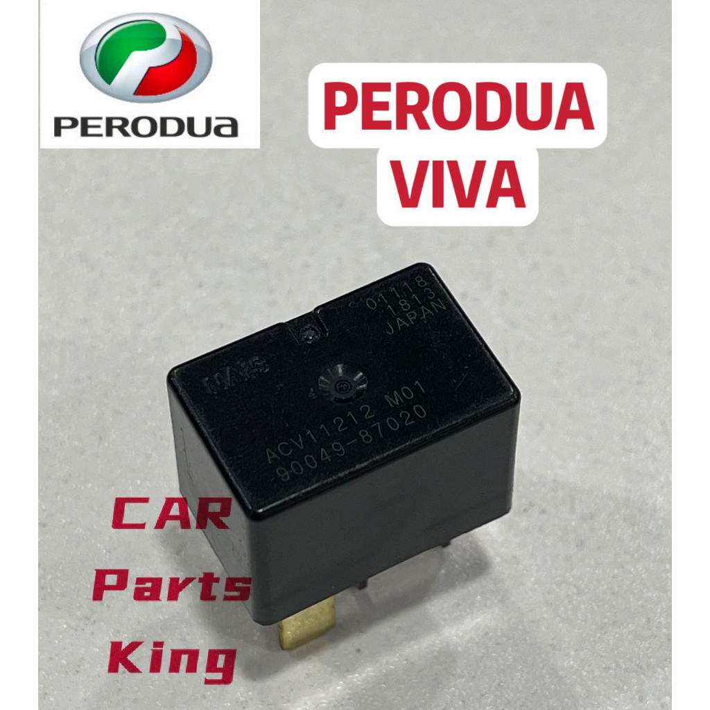 ( 100 ORIGINAL ) PERODUA VIVA UNIVERSAL HEATER RELAY 12V 5PIN RELAY