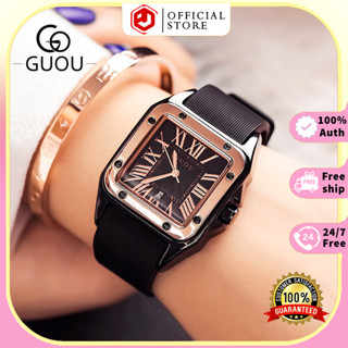 GUOU WATCH Brand Womens Luxury Watches GUOU MINIMALISM Rubber