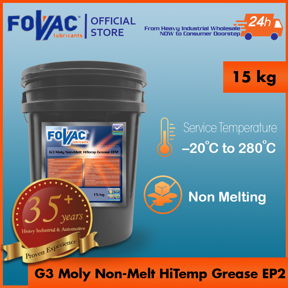 FOVAC G3 Moly NonMelt HiTemp Grease EP2 5kg Shopee Malaysia