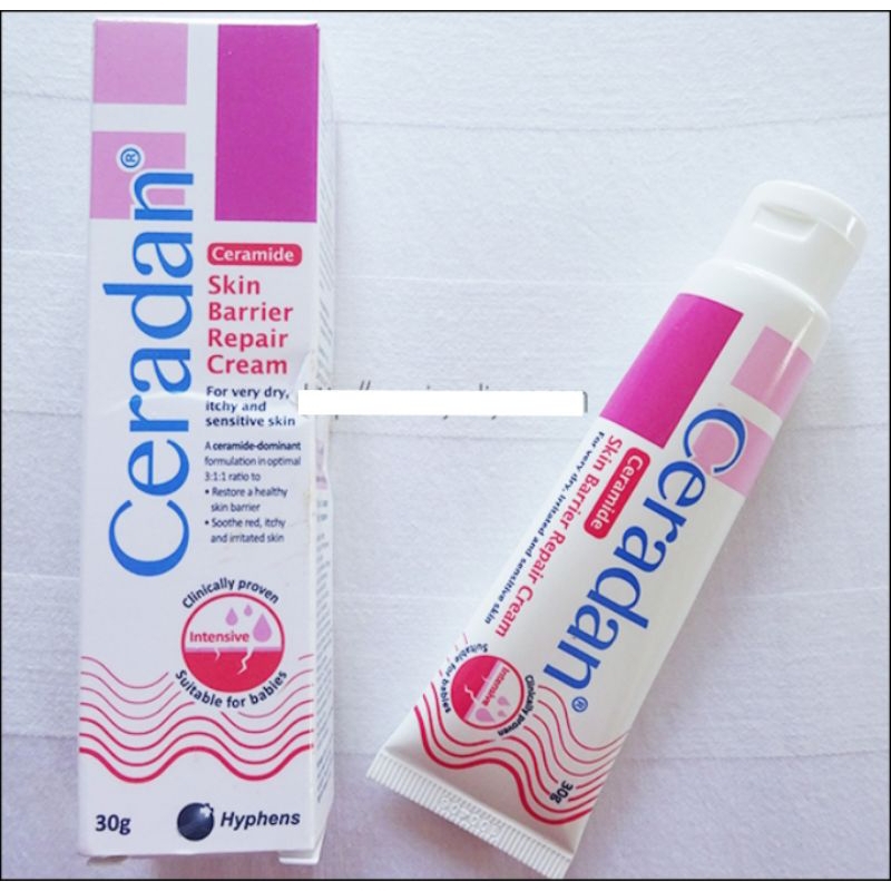 Ceradan Ceramide Skin Barrier Cream - 30g (Dry, Itchy, Sensitive Skin ...