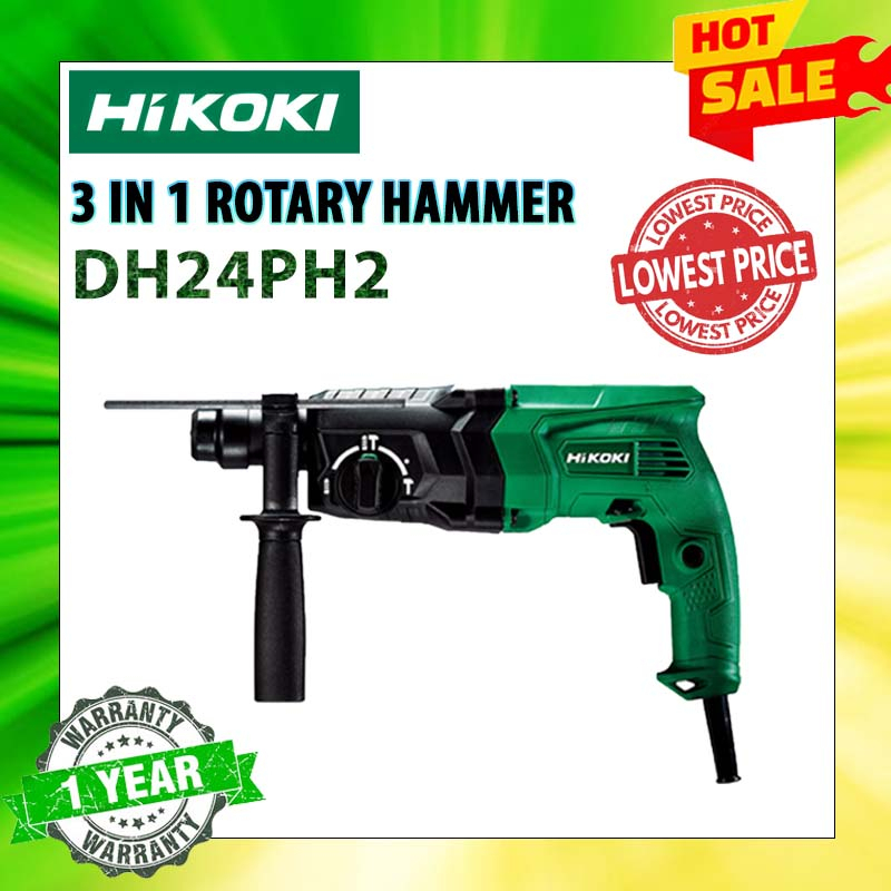 HIKOKI (Hitachi) DH24PH2 ROTARY HAMMER | Shopee Malaysia
