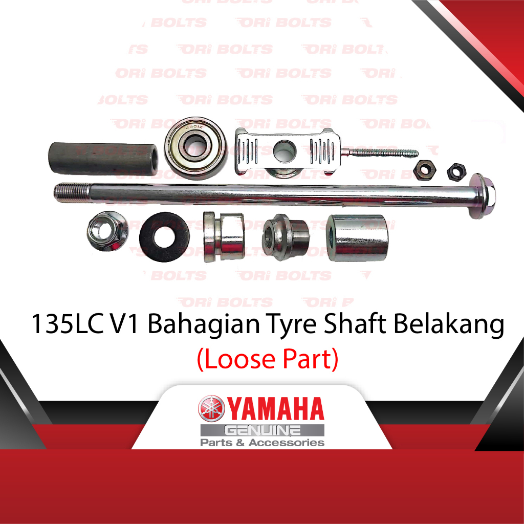 Yamaha Original 135LC Rear Wheel Shaft Center Bush Bearing Collar ...