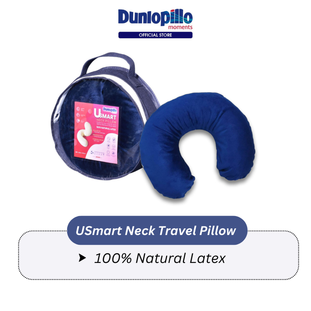 DUNLOPILLO USmart Neck Travel Pillow Shopee Malaysia