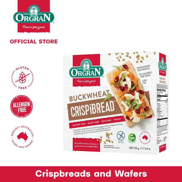 Orgran Gluten Free Toasted Buckwheat Crispibread (125g) | Shopee Malaysia
