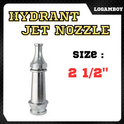 ALUMINIUM FIRE HYDRANT JET NOZZLE BOMBA FIRE FIGHTING WATER NOZZLE 2 1/