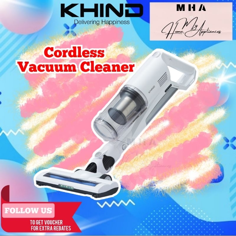 Khind Cordless Vacuum Cleaner VC9691 Shopee Malaysia