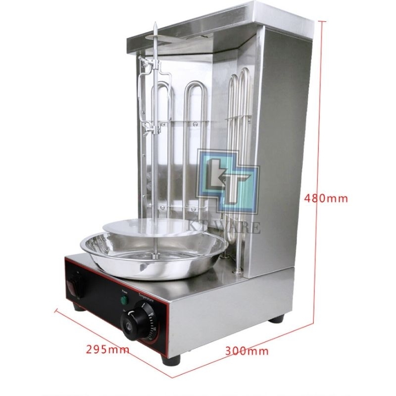 KT WARE Stainless Steel Kebab Machine 2 Burnner Commercial shawarma ...