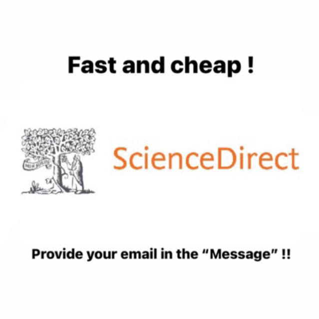[SUPER FAST] Sciencedirect unlock journal article scientific journal pdf Shopee Malaysia
