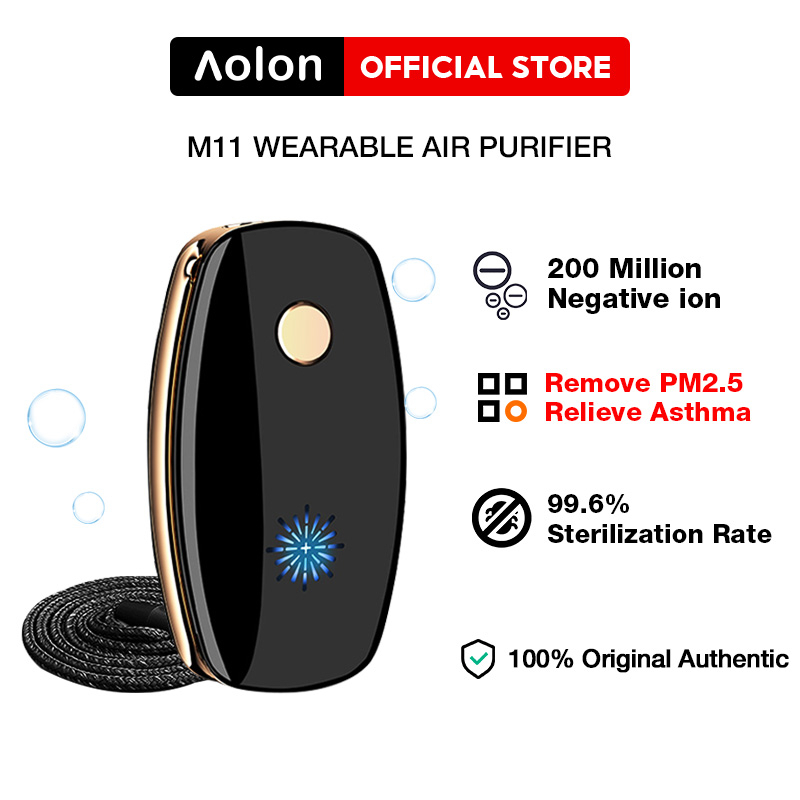 Aolon M11 Personal Portable Air Purifier Necklace Mini Ionizer Necklace