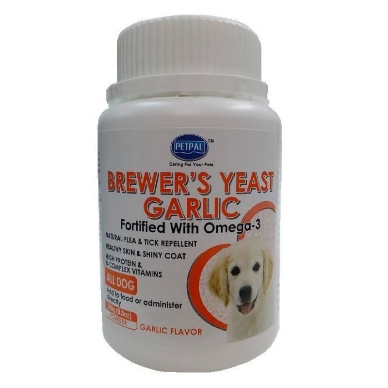 Petpal Brewer’s Yeast Garlic Fortified with Omega3 for Dogs (Powder