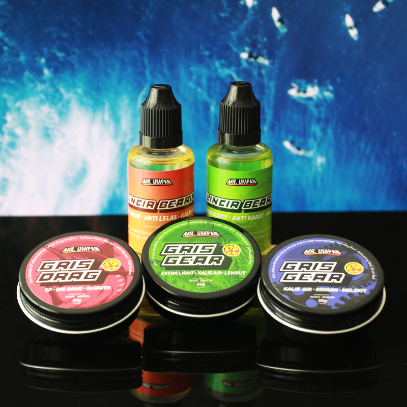 Fishing Reel Grease & Oil Kombo 3IN1 Gear Grease, Drag Grease dan