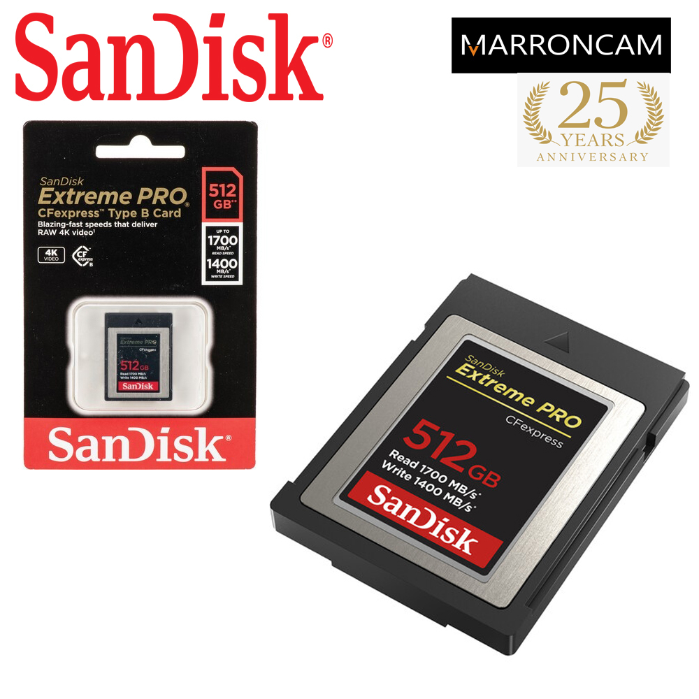 SanDisk Extreme PRO CFexpress Card Type B(512/256/128/64GB) | Shopee ...