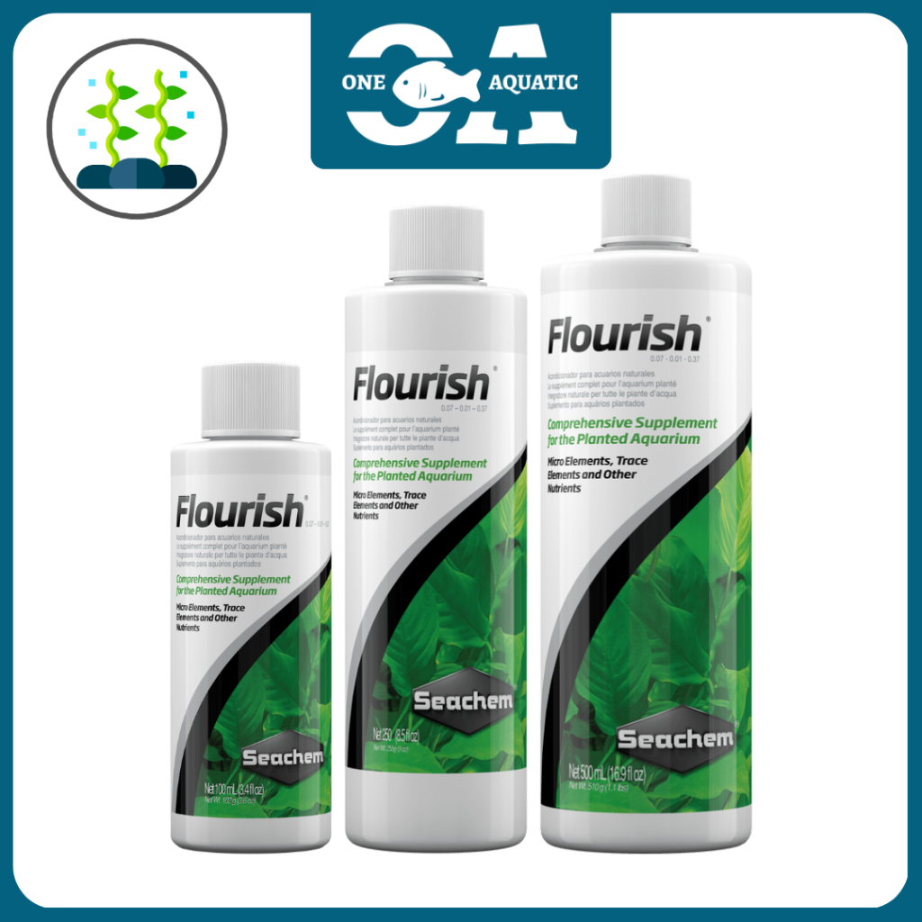 SEACHEM Flourish Plant supplement for Freshwater Aquarium (100ML