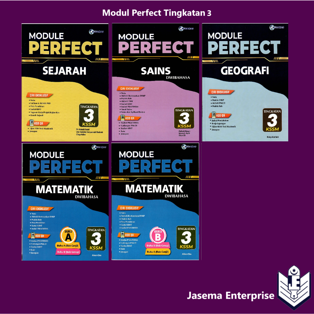 Module Perfect Tingkatan 3 Sains | Matematik | Sejarah | Geografi ...