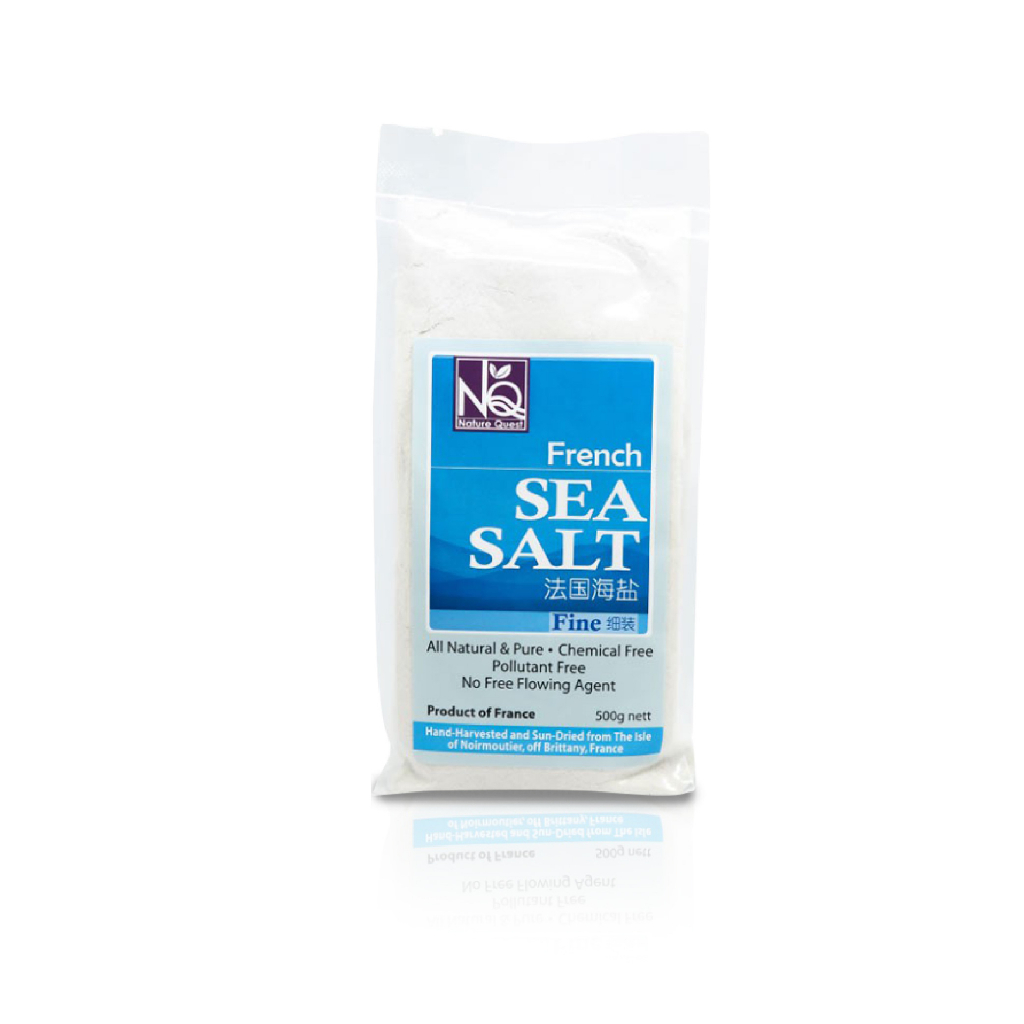 Hand Harvested Pure French Fine Sea Salt 500g. 100 Natural Has over 80