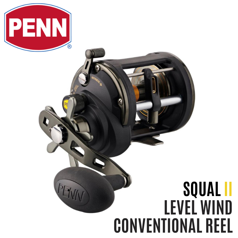 PENN Squall II 2 Level Wind - Conventional Reel Series