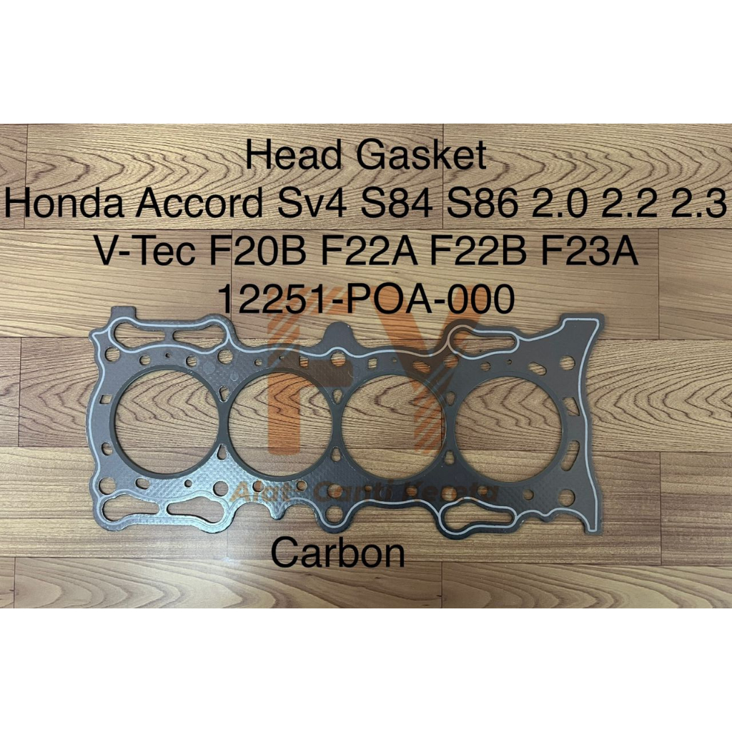 HEAD GASKET HONDA ACCORD SV4 S84 S86 2.0 2.2 2.3 VTEC F20B F22A F22B F23A (CARBON) (12251POA
