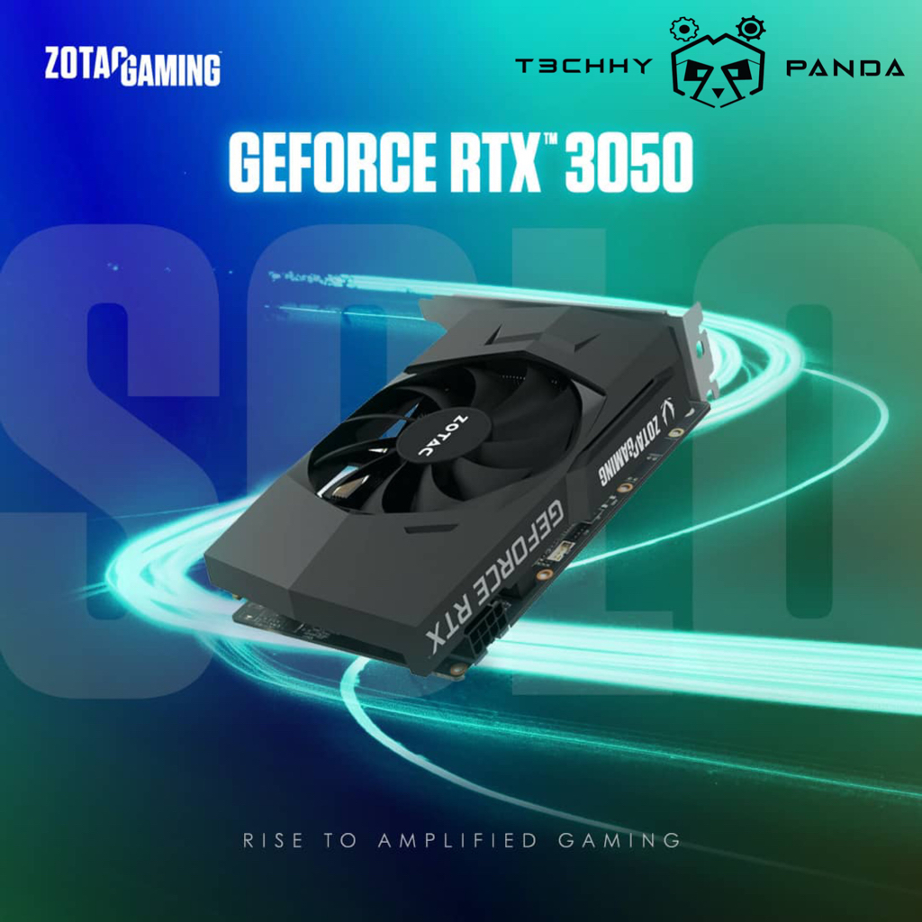 Zotac Gaming Geforce Rtx 3050 Solo 8gb Gddr6 Graphic Card Gpu