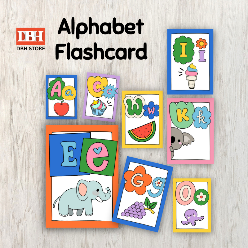 Alphabet Flashcards (PDF Softcopy) | Shopee Malaysia