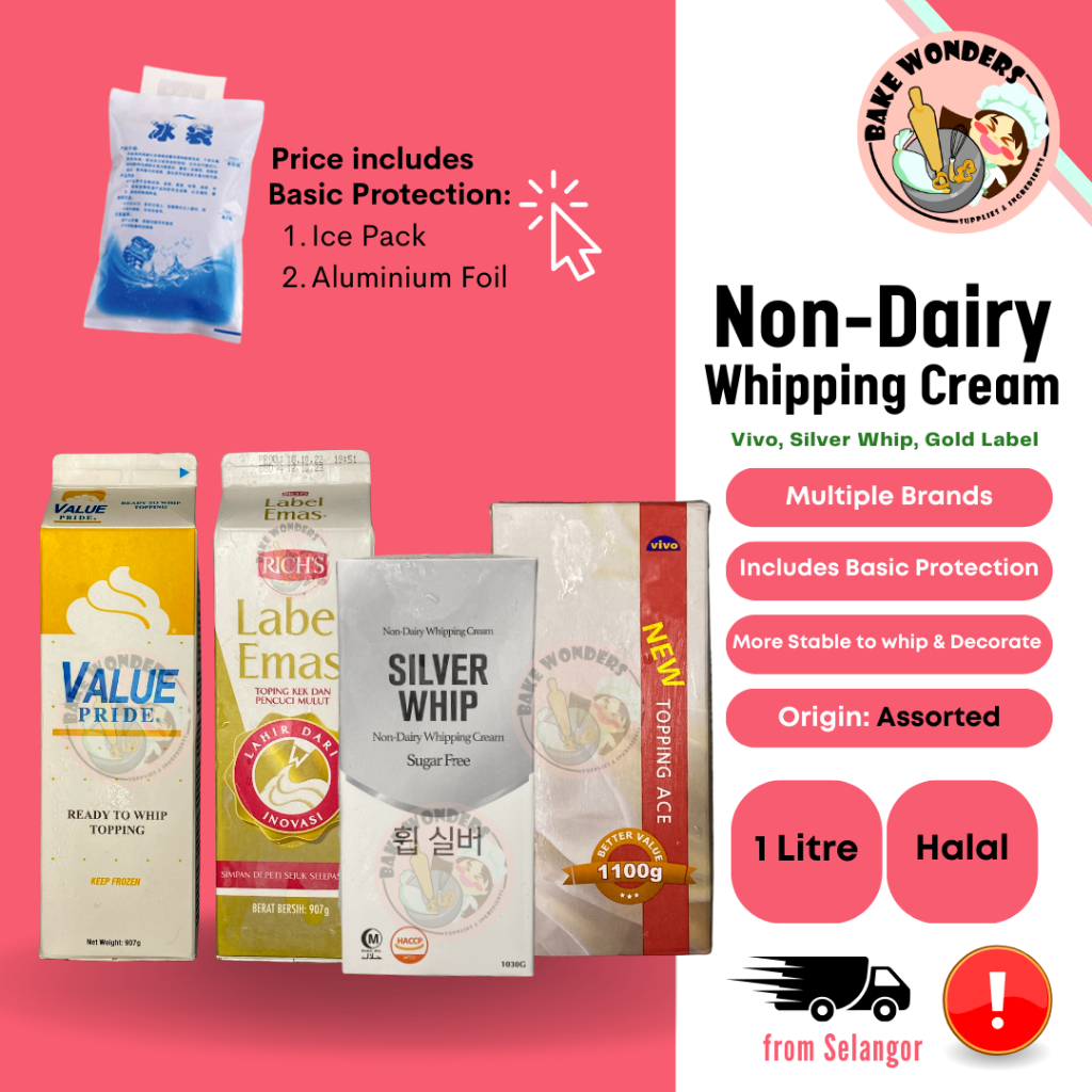 [ Froz ] Vivo Topping Ace Value Pride Topping Cream Rich Gold Label Topping Silver Whip Whipping