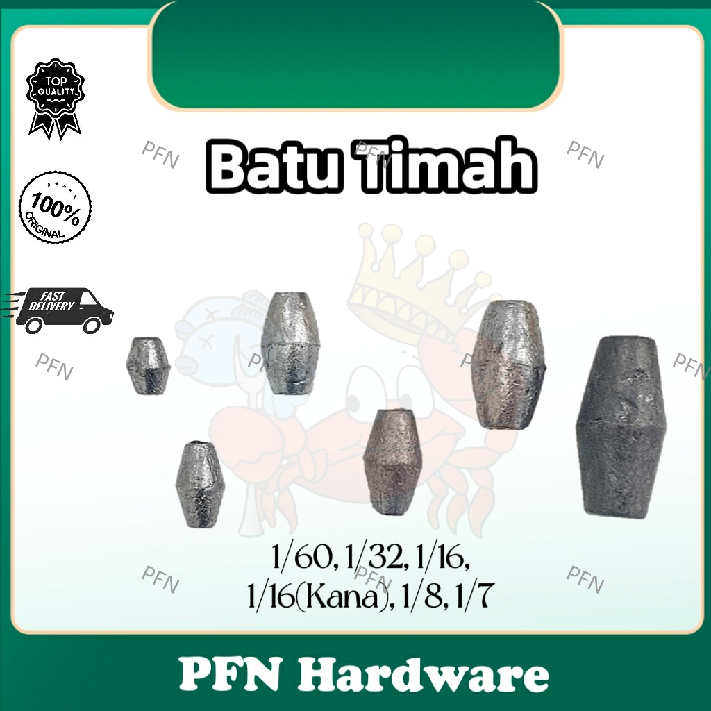 Premium Batu Timah Untuk Pukat Jaring Ikan/Lead Sinker For Casting Fish ...