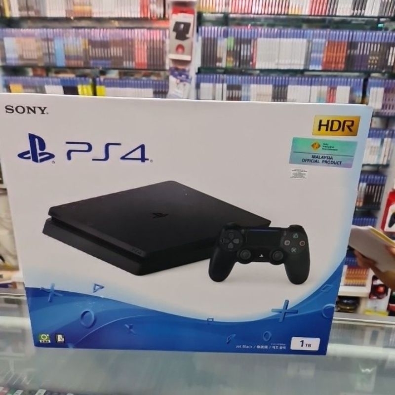 ps4 slim 1tb set Malaysia new and sealed 1year warranty sony rm1499 Shopee Malaysia