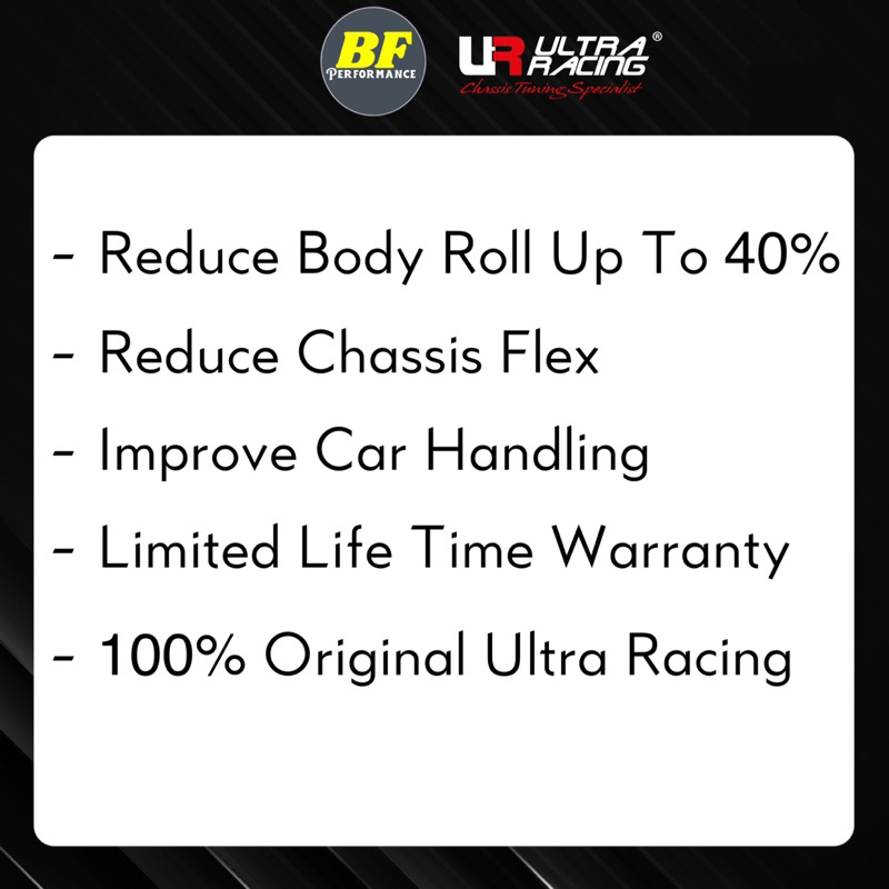 Ultra Racing Safety Bar Perodua Bezza Rear Lower Bar Rear Lower Arm Bar ...