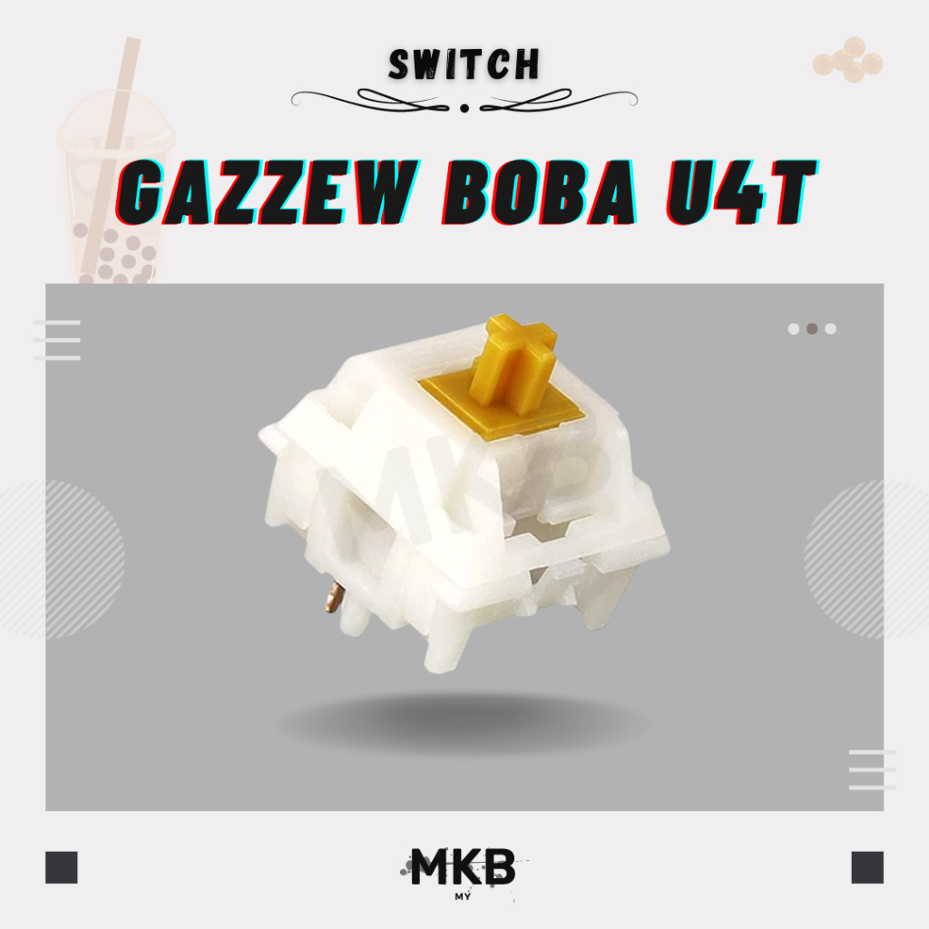 [READY STOCK] Gazzew Boba U4T Tactile Switches Switch for Mechanical or