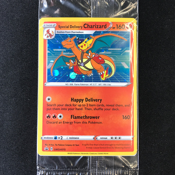Special Delivery Charizard / Sealed Promo / SWSH075 / English Sword ...