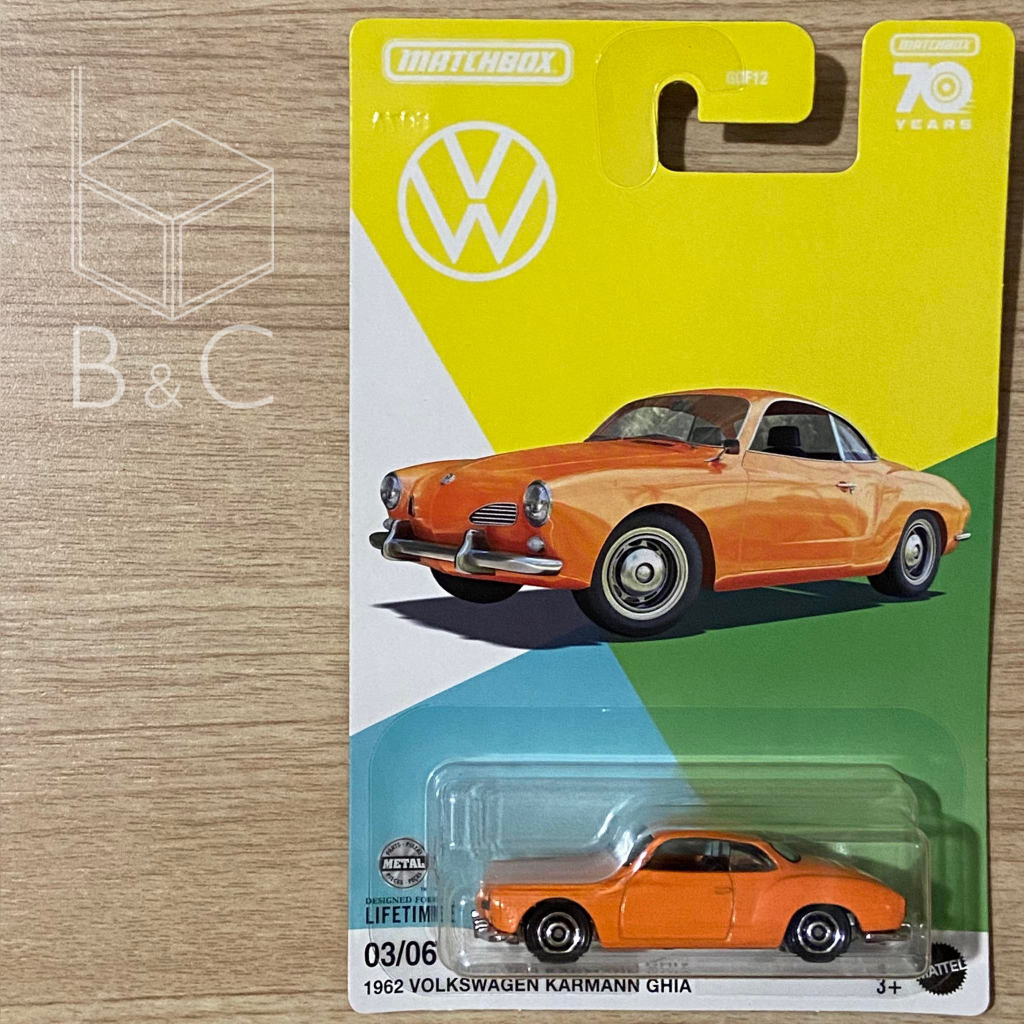 Matchbox MBX 1962 Volkswagen Karmann Ghia (Volkswagen Series) Shopee Malaysia