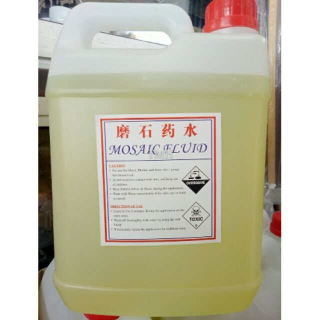 Mosaic Cleaner Acid Cement Marble Tile Cleaner 3Liter 3L 1 Gallon Shopee Malaysia