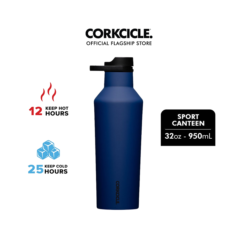 CORKCICLE SERIES A SPORT CANTEEN INSULATED WATER BOTTLE 32OZ
