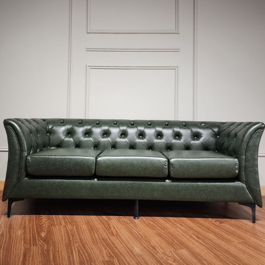 [READY STOCK] CHESTERFIELD PU LEATHER 3 SEATER SOFA / 2 SEATER SOFA / 1