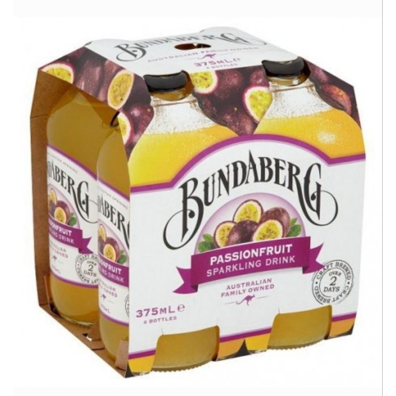 Bundaberg Brewed Drink (4x375ml) Lemon Lime & Bitter / Root Beer