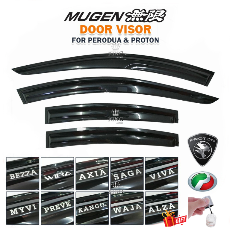 Perodua Proton Mugen Style 9cm Air Press Window Door Visor Wind ...