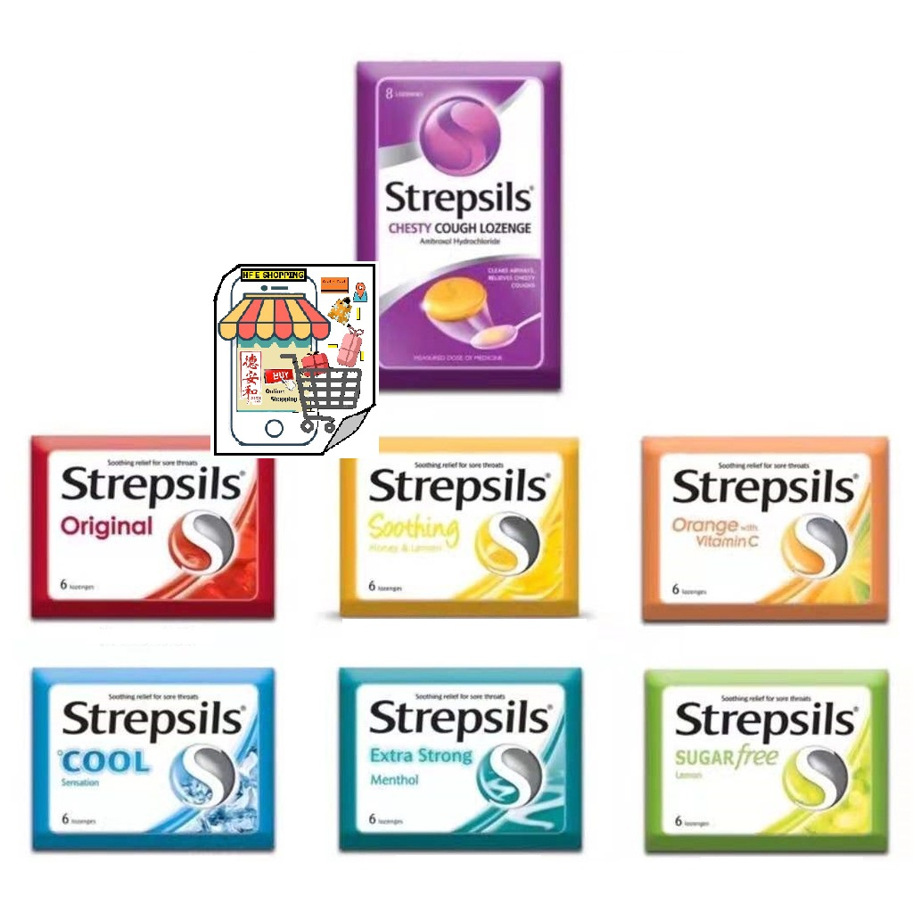 Strepsils Soothing Sore Throat Lozenges 6s Shopee Malaysia