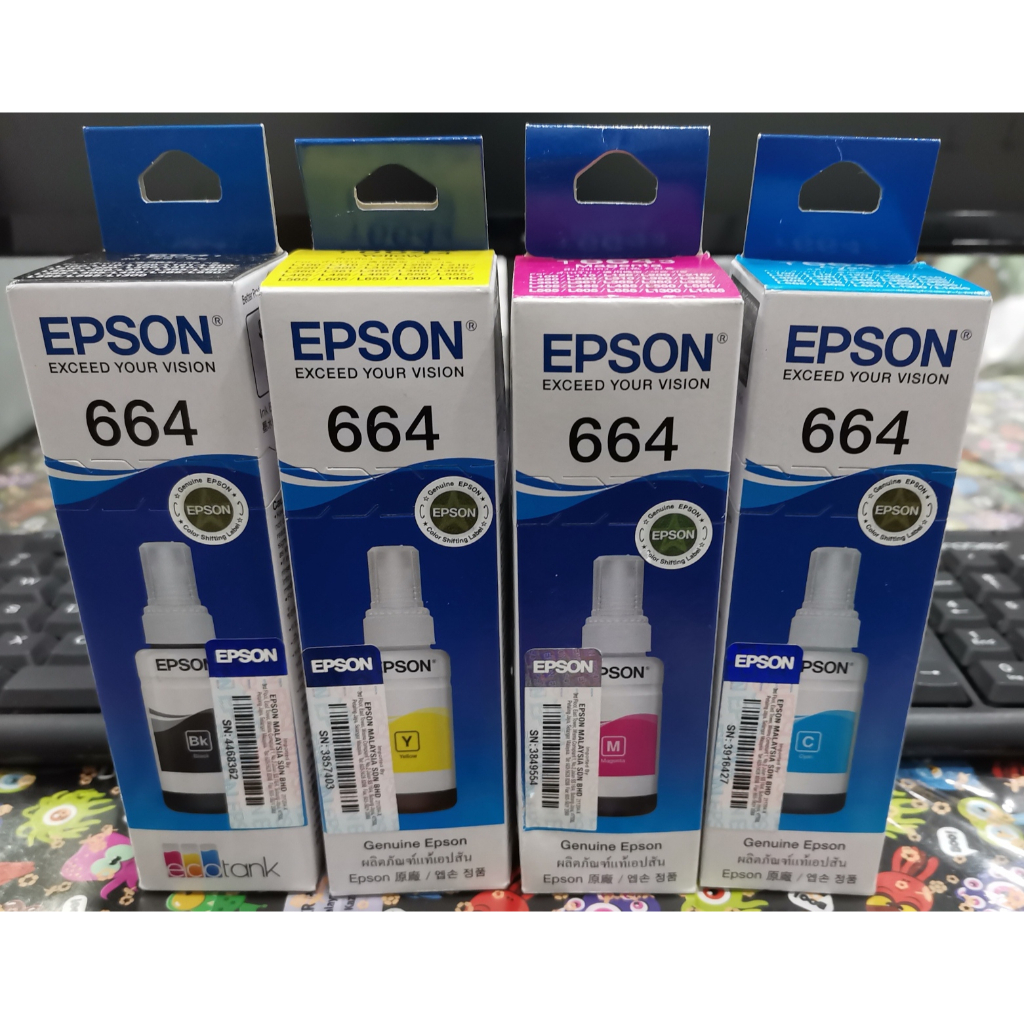 EPSON T664 ORIGINAL REFILL INK 打印机墨水 READY STOCK | Shopee Malaysia