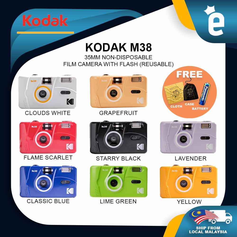 Kodak M38 Film Camera Nondisposable Flash Pointandshoot Film Camera