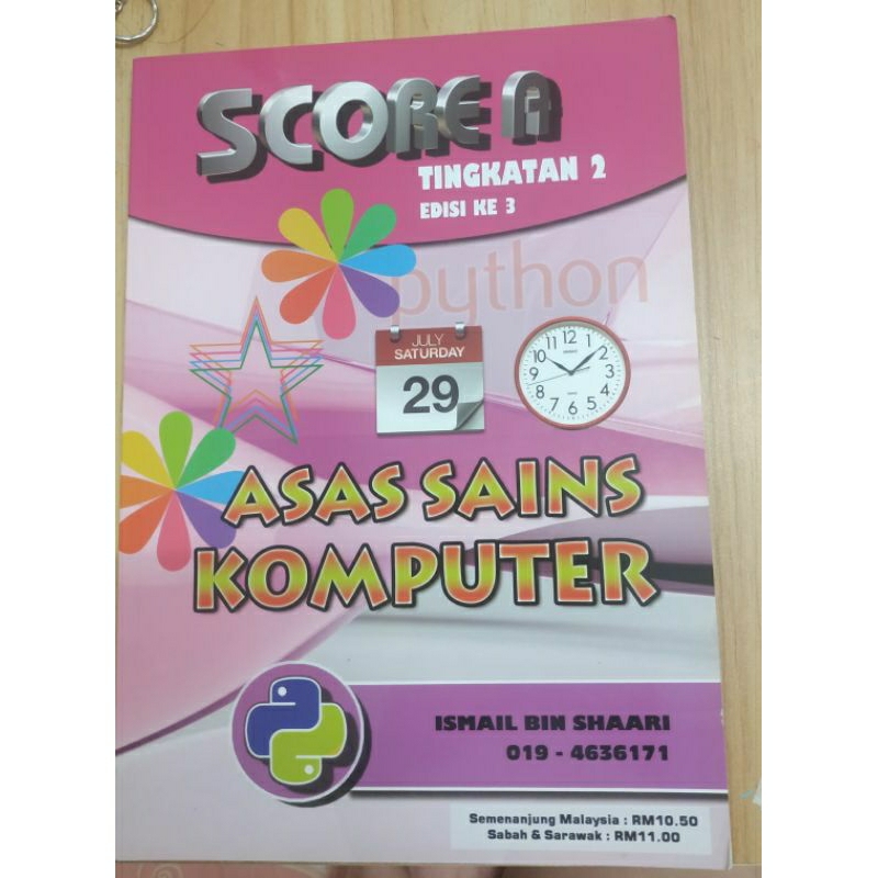 Score A Asas Sains Computer Tingkatan 2 Edisi Ke 3 Shopee Malaysia