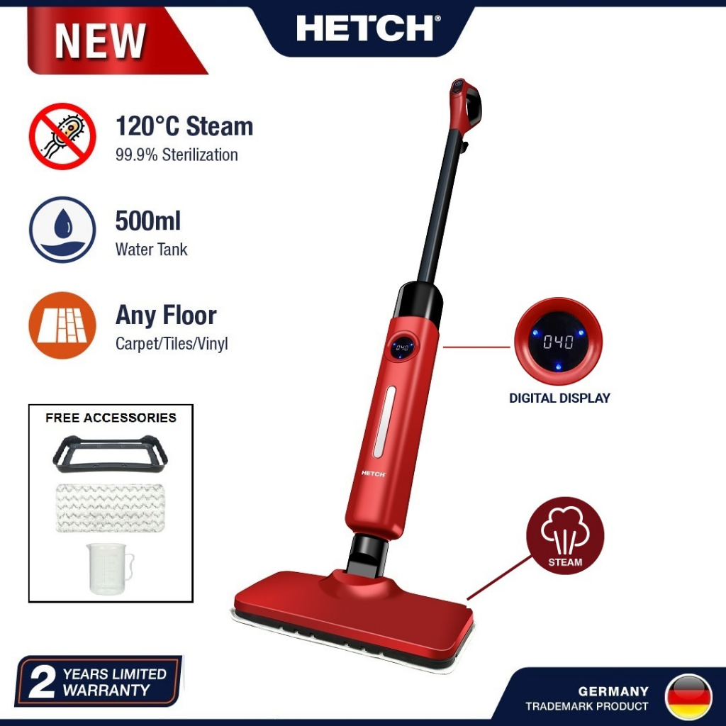 HETCH S5 Steam Cleaner Steam Mop Electric Mop Sanitize Floor SMP1420