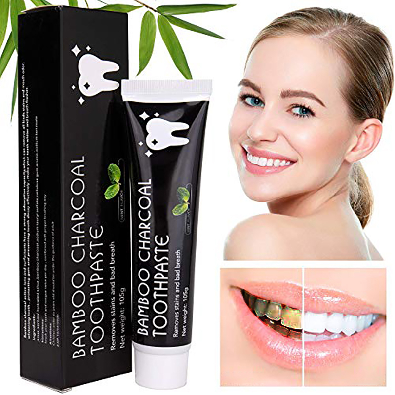 Bamboo Natural Activated Charcoal Toothpaste Ubat Gigi pemutih