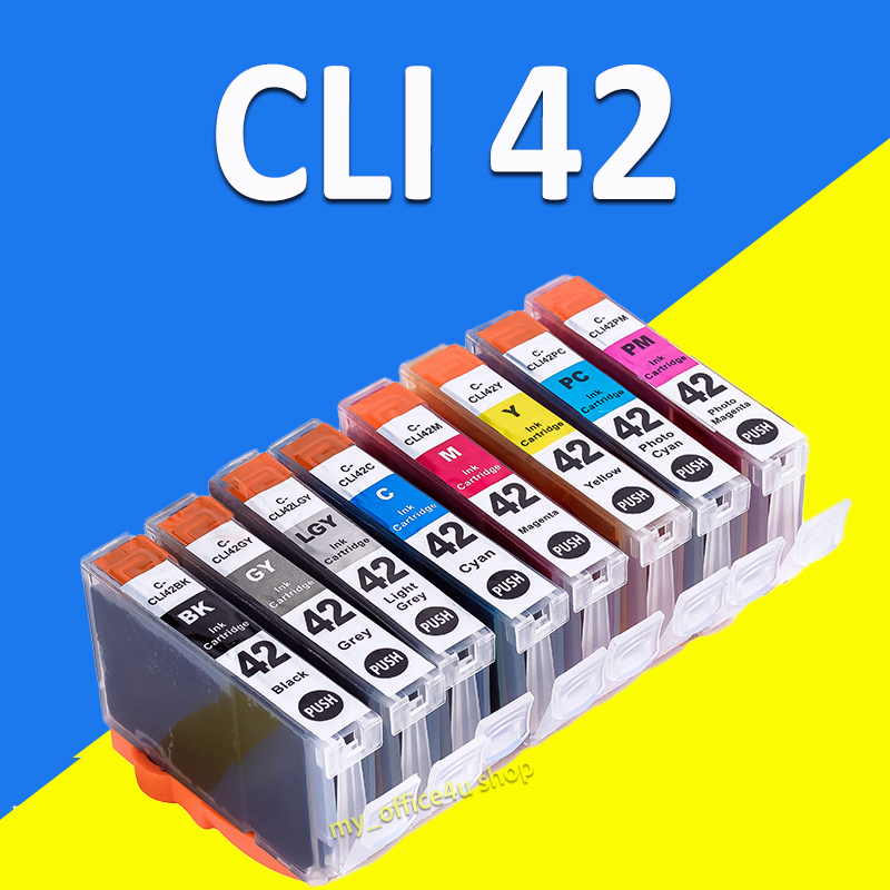 Chipresetter Mit 8x250ml Tinte Kompatibel Für Canon CLI-42 Druckerpatronen Für Pixma Pro 100 Drucker (kein OEM