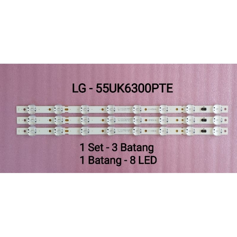 (Ready Stock) 55UK6300PTE / 55UK6320PTE LG 55" LED TV Backlight (1Set ...