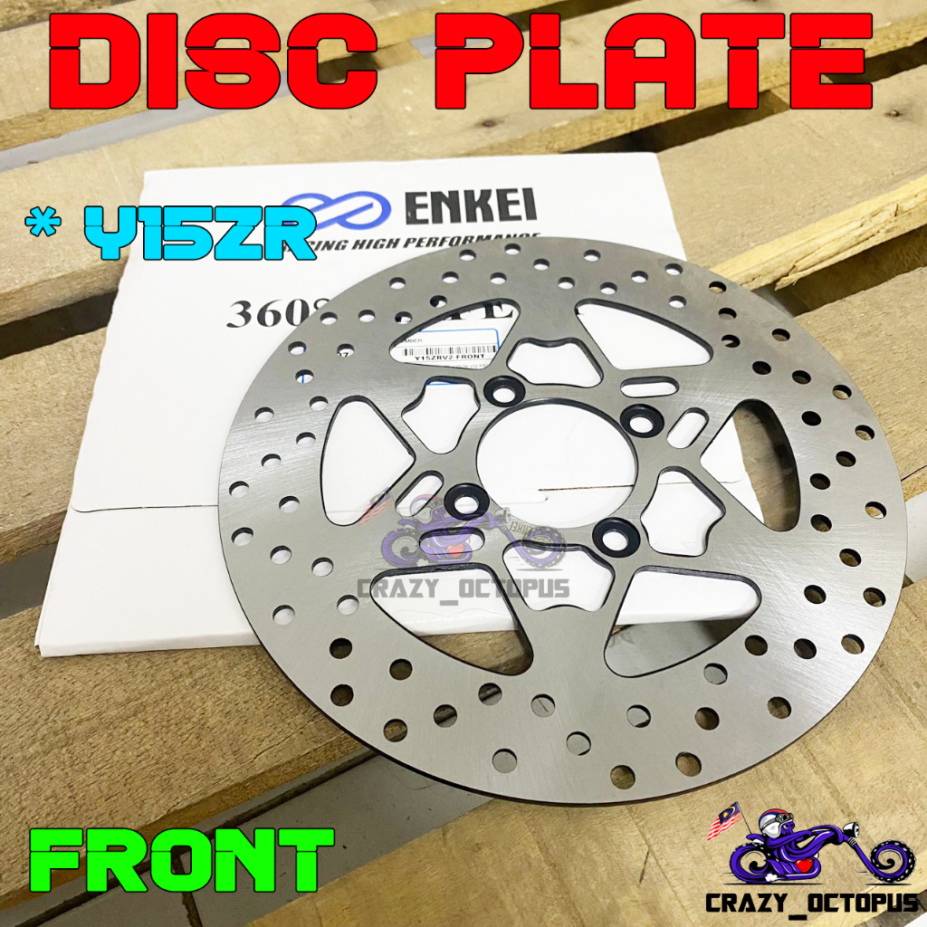 ENKEI STAR DISC Plate FRONT 267MM/245MM Y125ZR/LC135 5S Brake PIRING
