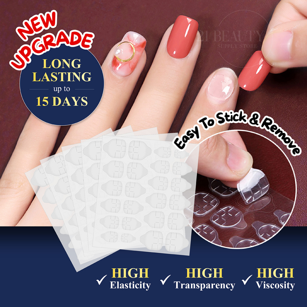 Nail Sticker | Nail Jelly Glue Fake Fingernail Sticker | Gel nail glue ...